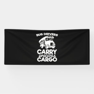 Banderoles Les Conducteurs D'Autobus Transportent De La Carga