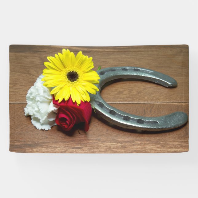 Banderoles Les fleurs de la couronne triple (Horizontal)