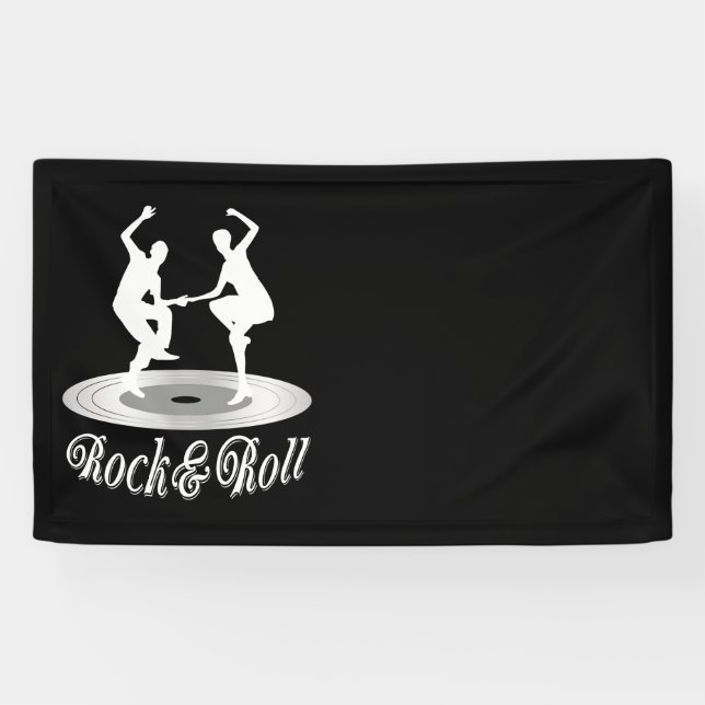 Banderoles Les gens dansent Rock and roll (Horizontal)