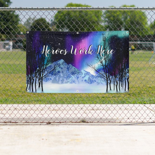 Banderoles Les points forts de l'hiver (En situation)