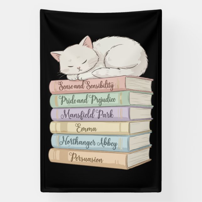 Banderoles Les romans de Jane Austen IX (Verticale)