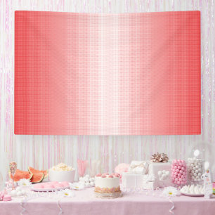 Banderoles Les touches rouge, orange et rose se mélangent