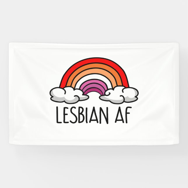BANDEROLES LESBIENNE AF (Horizontal)