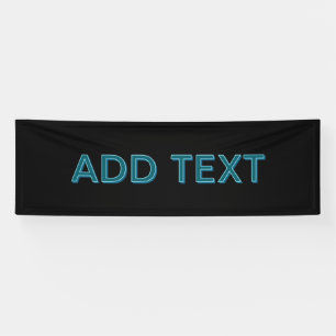 Banderoles Lettres en contour modifiables avec ombre portée 