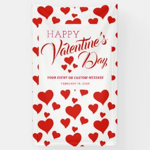 BANDEROLES L'ÉVÉNEMENT DE LA JOURNÉE DE VALENTINE HEUREUX BAN