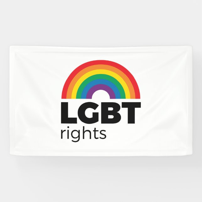 Banderoles LGBT Rights Rainbow 2 (Horizontal)