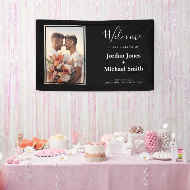 Banderoles LGBTQ+ avec photo Budget Eternal Unity (Fête)