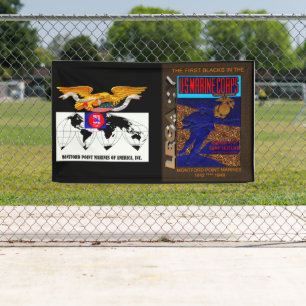 Banderoles L'héritage historique de Montford Point Marines,