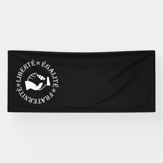 Banderoles Liberté, égalité, fraternité (Horizontal)