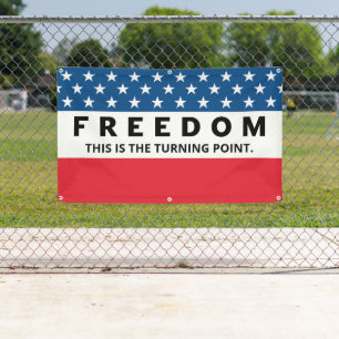 Banderoles Liberté Un Véritable Patriote