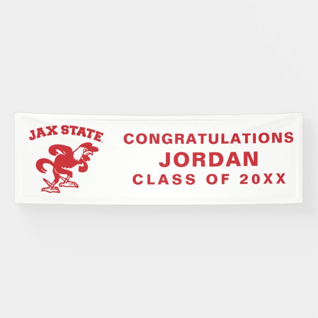 Banderoles Licence de l'Université d'État de Jacksonville (Horizontal)