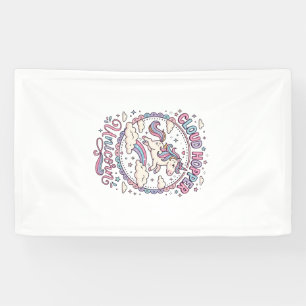 Banderoles Licorne Cloud Hopper Licorne Ludique Cadeau Mignon