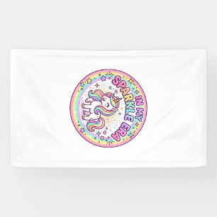 Banderoles Licorne Dans Mon Ère De Brillance Drôle Impression