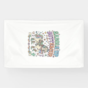 Banderoles Licorne Sellez Buttercup Kawaii Typographie Desi