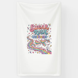 Banderoles Licorne Sugar Rush Licorne Kawaii Place de marché