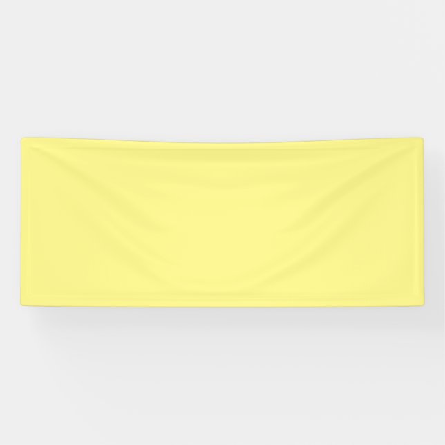 Banderoles Light Yellow #FFF888 (Horizontal)