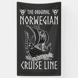 Banderoles Ligne de croisière norvégienne d'origine - Voyage