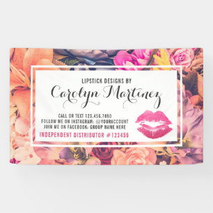 Banderoles Lipstick Distributeur Lips Kiss Trade Show / Fête