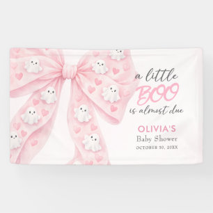 Banderoles Little Boo Presque Né Ruban Halloween Baby Shower