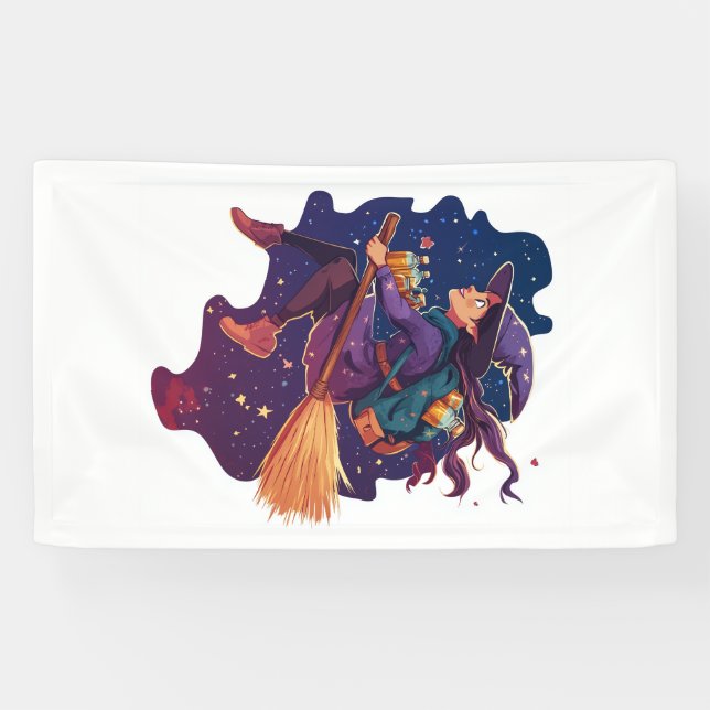 Banderoles Livraison de potion de sorcière (Horizontal)