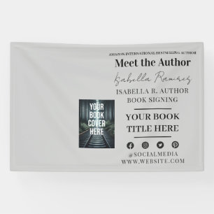 Banderoles Livre de l'auteur Signature et lancement Promotion