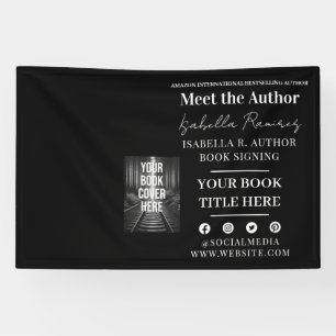 Banderoles Livre de l'auteur Signature et lancement Promotion