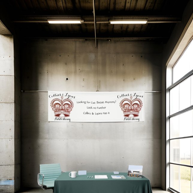 Banderoles Livre Signer Couronne cerise rouge (Créateur téléchargé)