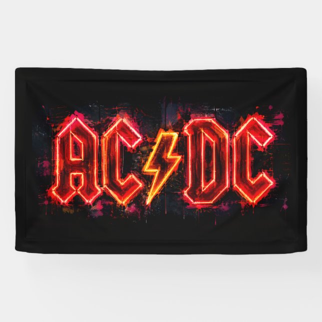 Banderoles Logo Art ACDC (Horizontal)