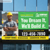 Logo de chantier de construction Photo Publicité v
