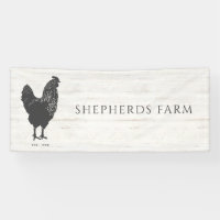 Logo de ferme Coq Rustique Vintage