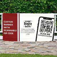 Logo de l'entreprise QR Code Vinyl Dark Red Intéri