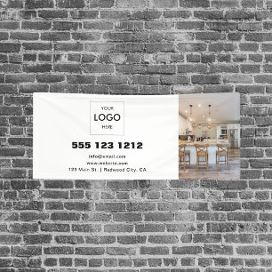 Banderoles Logo d'entreprise Minimaliste Moderne Photo