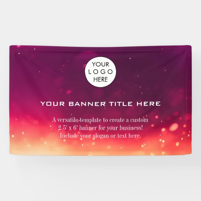 Banderoles Logo d'entreprise minimaliste Moderne professionne (Horizontal)