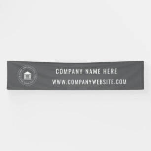 Banderoles Logo d'entreprise personnalisé   Nom commercial et