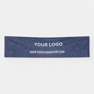 Banderoles Logo d'entreprise personnalisé   Nom commercial et