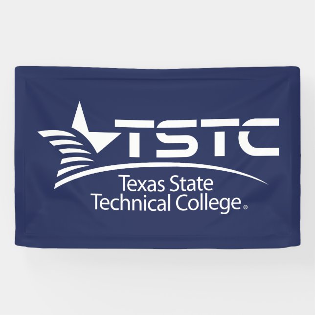 Banderoles Logo du Texas State Technical College (Horizontal)