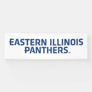 Banderoles Logo du texte Eastern Illinois Panthers