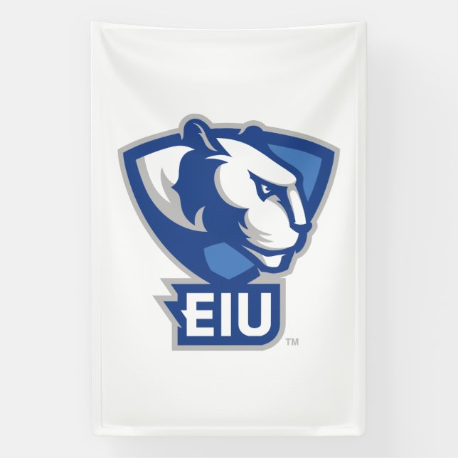 Banderoles Logo Eastern Illinois University Panthers (Verticale)