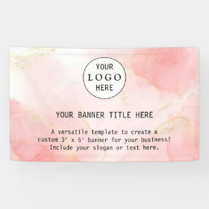 Banderoles Logo personnalisé féminin d'entreprise moderne