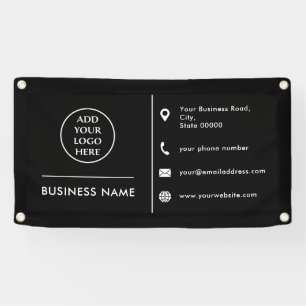 Banderoles Logo Plain Entreprise Professionnel Entreprise