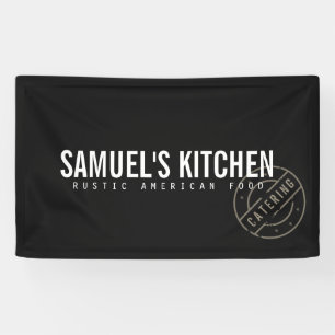 Banderoles Logo vintage Rustique Bold Timoté gris foncé