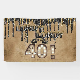 Banderoles Look Look Who's 40 Birthday Balloons