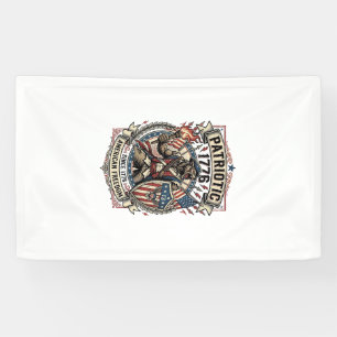 Banderoles Loup-garou patriotique Patriote Horreur Monstre Pa