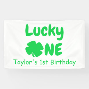 Banderoles Lucky One 1er anniversaire