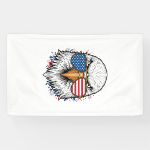 Banderoles Lunettes de soleil aigle patriotique Vintage Vecto