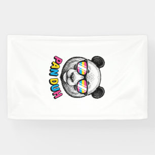 Banderoles Lunettes de soleil de Panda drôle Vintage Gravure