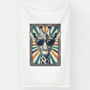 Banderoles Lunettes de soleil girafe vintage