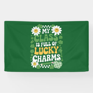 Banderoles Ma classe est pleine de charmes chanceux St Patric