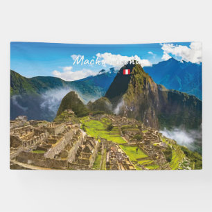 Banderoles Machu Picchu, Pérou - Ruines de la citadelle inca