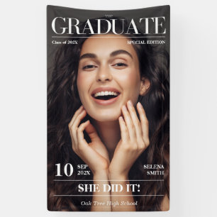 Banderoles Magazine Journal Graduation Party Photo